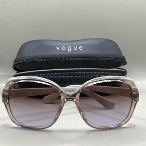 VOGUE  VO 2871/S Women’s 56mm Transparent Light Brown Sunglasses VGC